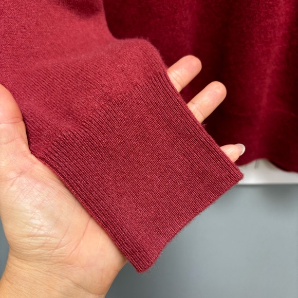 NAADAM The Original Cashmere Sweater in Burgundy / Wine M - Picture 5 of 9